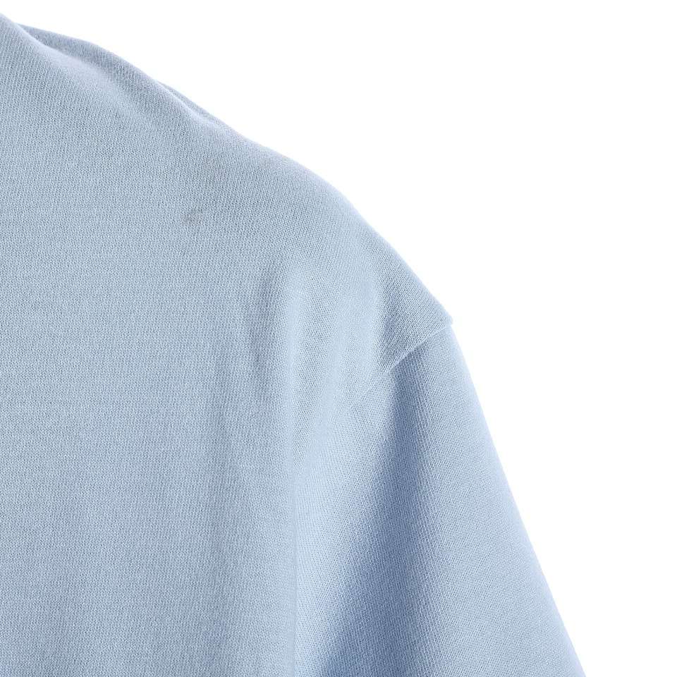 YESKICKS The North Face Climber's Collection Gunstock Short Sleeve Crew Neck T-Shirt For Unisex Blue And Apricot - Image 3