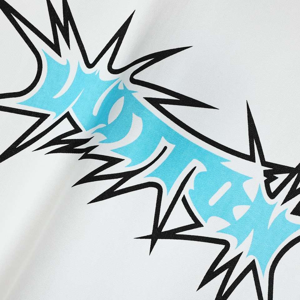 YESKICKS Louis Vuitton Letter Print T-Shirt For Unisex Black And White - Image 3