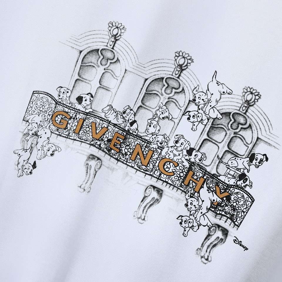 YESKICKS Givenchy Dalmatian Print T-Shirt For Unisex - Image 3