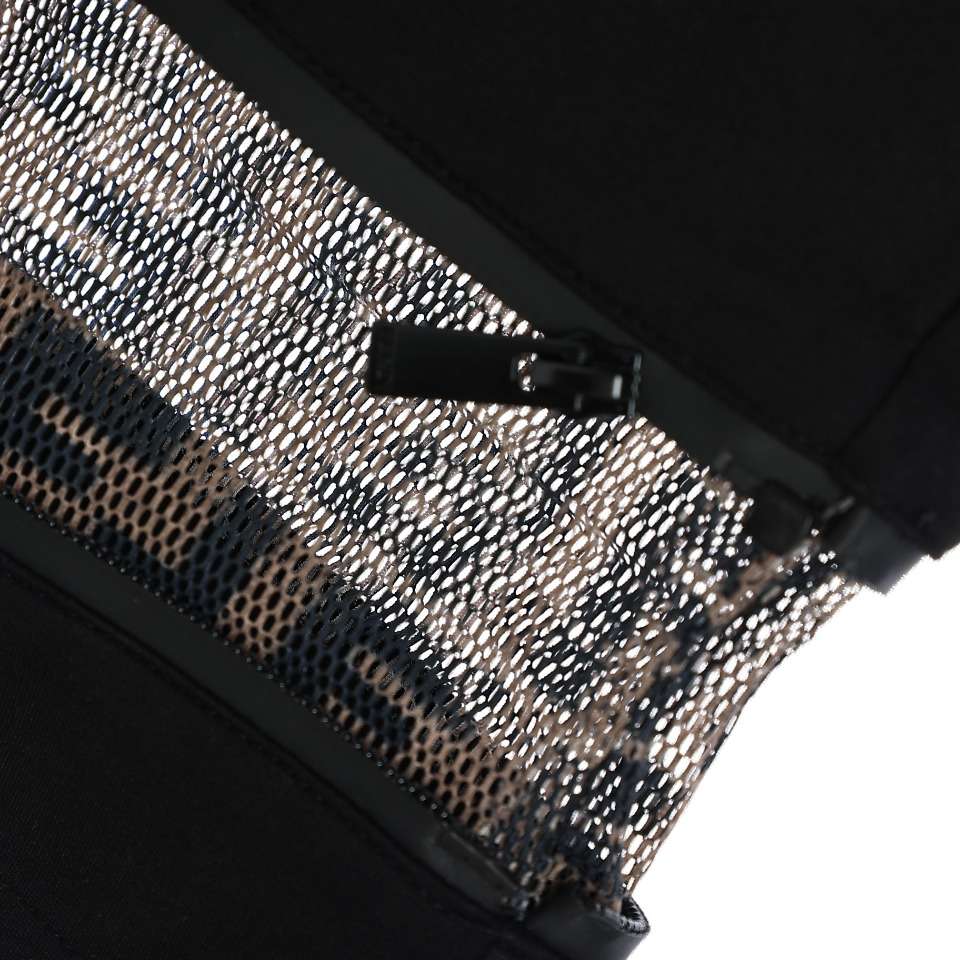 YESKICKS Fendi Sheer Mesh Shorts Pants For Unisex - Image 3