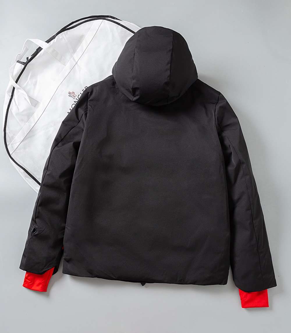 YESKICKS Moncler 23FW Best-Selling Press-Glued Wind And Snow Down Jacket For Unisex Black Navy Blue And Premium Grey - Image 3