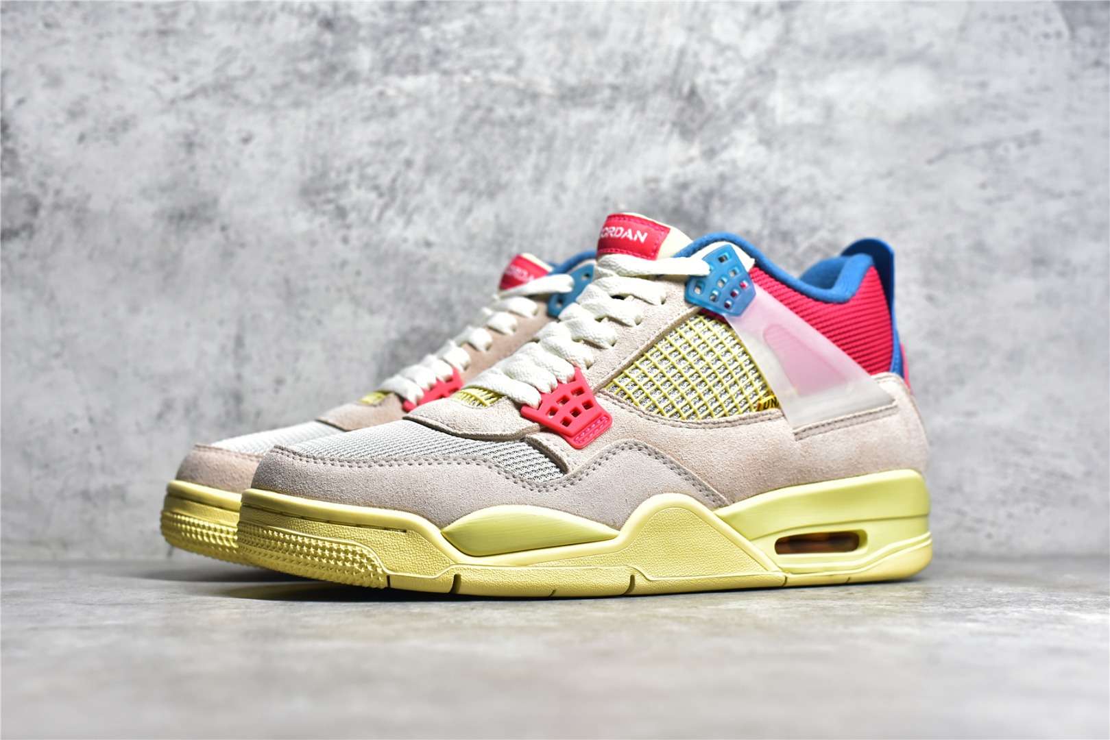 Jordan 4 Retro Union Guava Ice ""Off Noir"" DC9533-800 Replica Sneaker - Image 3