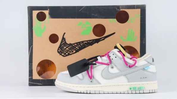 Off-White x Dunk Low ‘Lot 30 of 50’ Reps DM1602-122 - Image 2