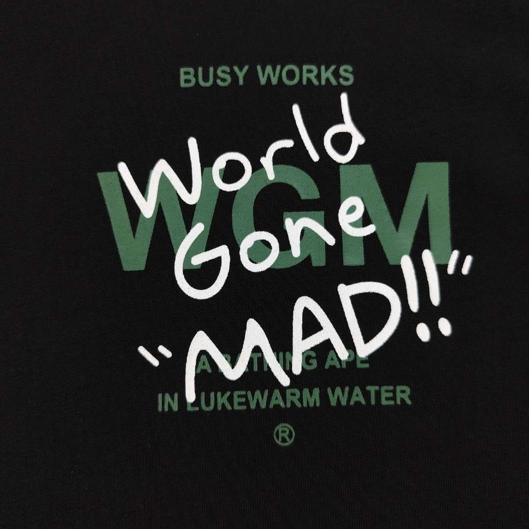 YESKICKS Bape Letter Camouflage Color Print T-Shirt for Unisex Black And White - Image 4