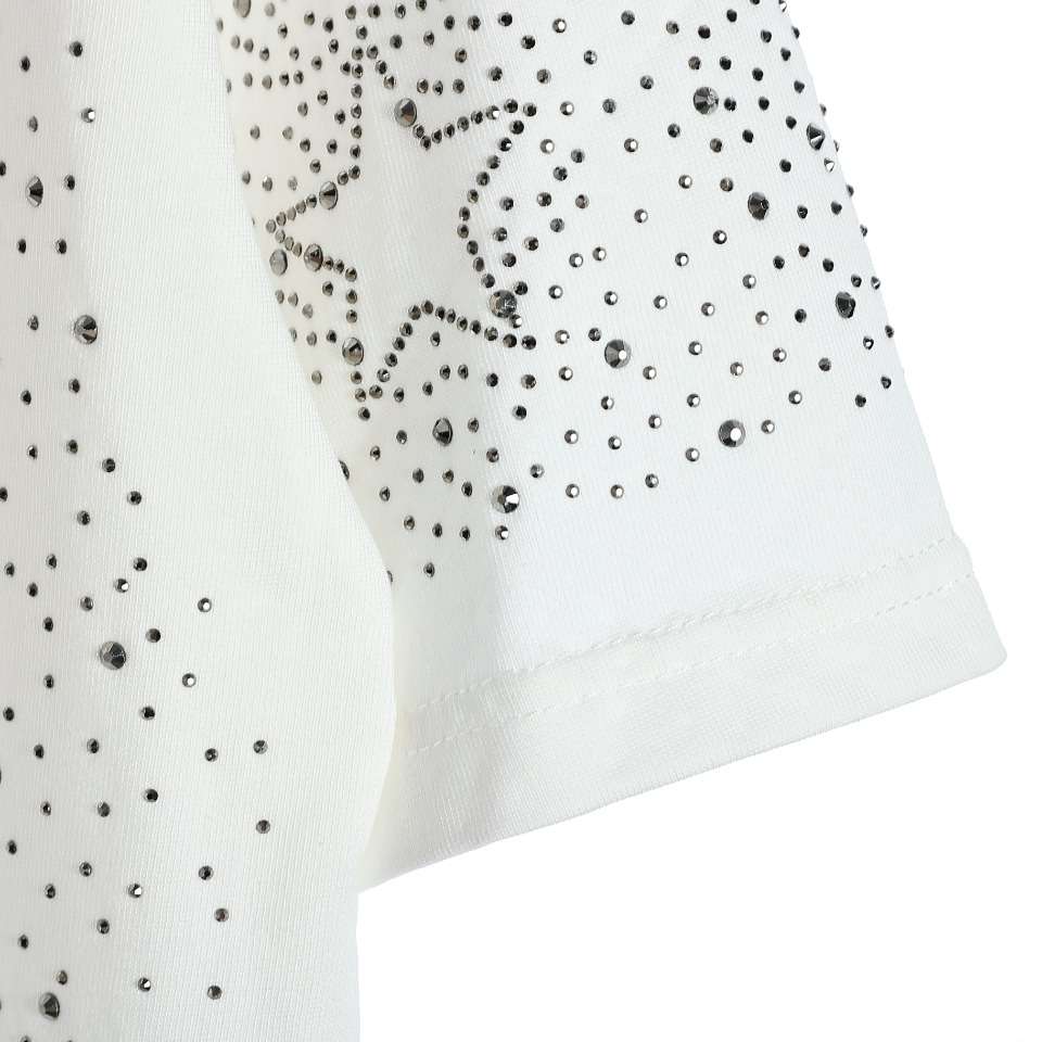 YESKICKS Givenchy Pentagram Printed Short Sleeve T-Shirt For Unisex Black And White - Image 5