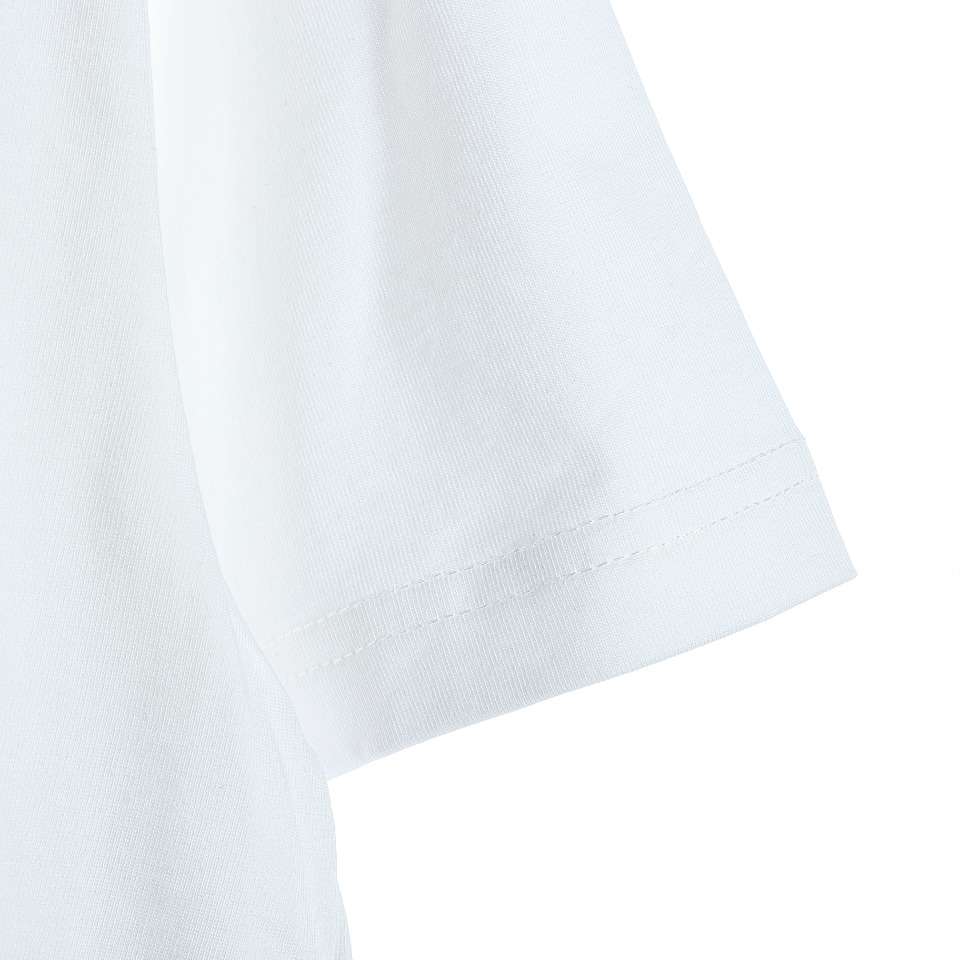 YESKICKS Burberry TB Graffiti Logo Print T-Shirt For Unisex Light Brown - Image 4