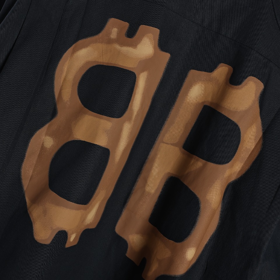 YESKICKS Balenciaga Double BB Bitcoin Print Short Shirt For Unisex - Image 4