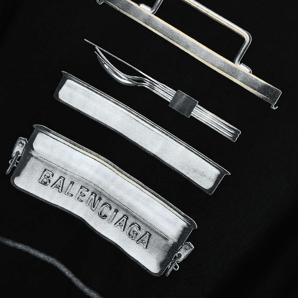 YESKICKS Balenciaga Torn Cutlery Tin Box T-Shirt For Unisex - Image 4