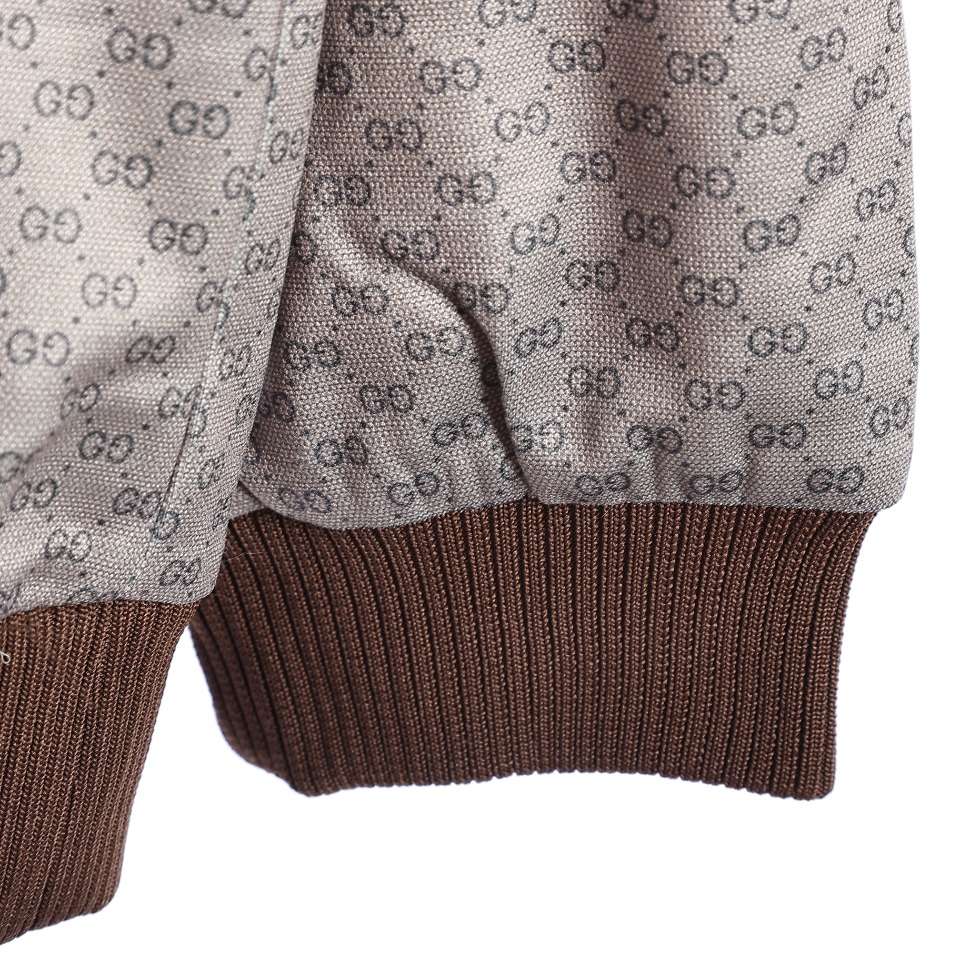 YESKICKS Gucci Monogram Half-Zip GG Full Print Webbing Jacket For Unisex - Image 4