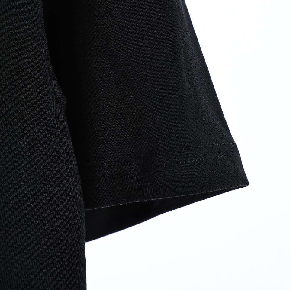 YESKICKS Gucci Pink Lady Rabbit Short Sleeve T-Shirt For Unisex Black And Apricot - Image 4