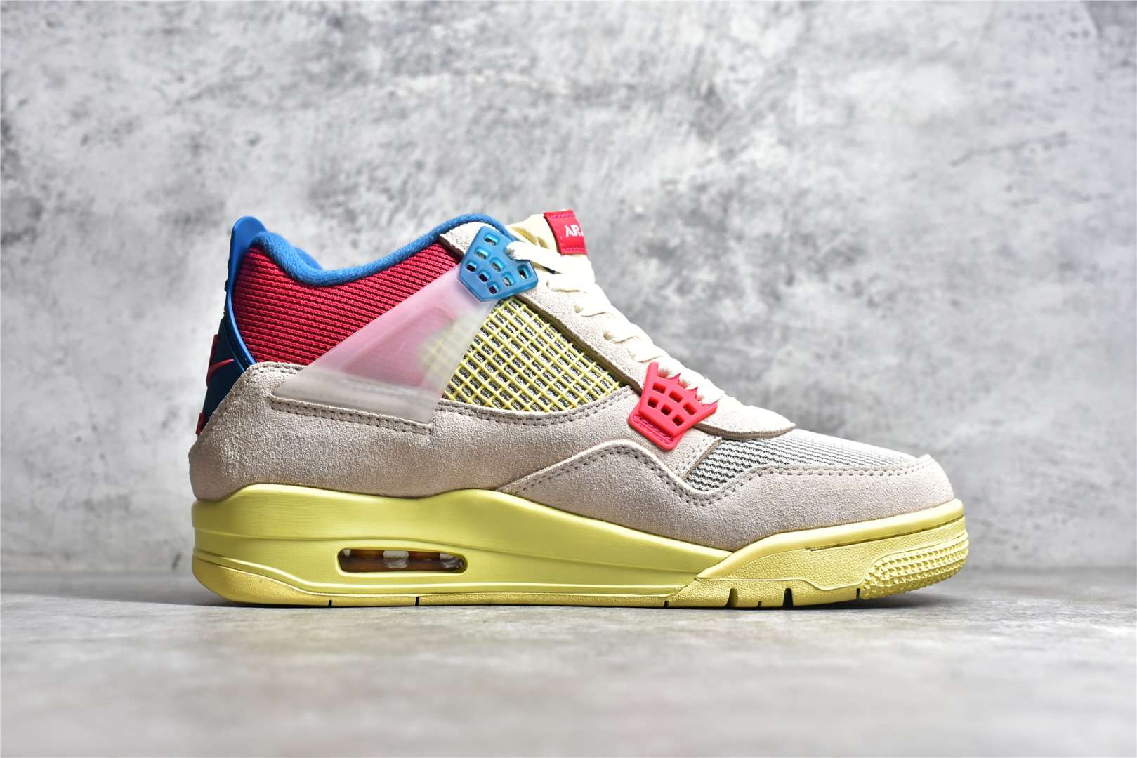 Jordan 4 Retro Union Guava Ice ""Off Noir"" DC9533-800 Replica Sneaker - Image 4