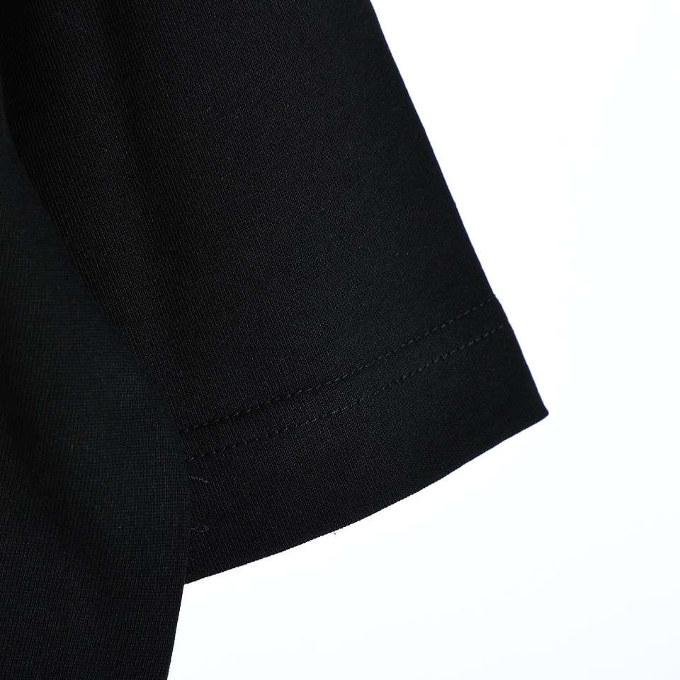 YESKICKS Fendi Color Clash Logo Print T-Shirt for Unisex Black And White - Image 4