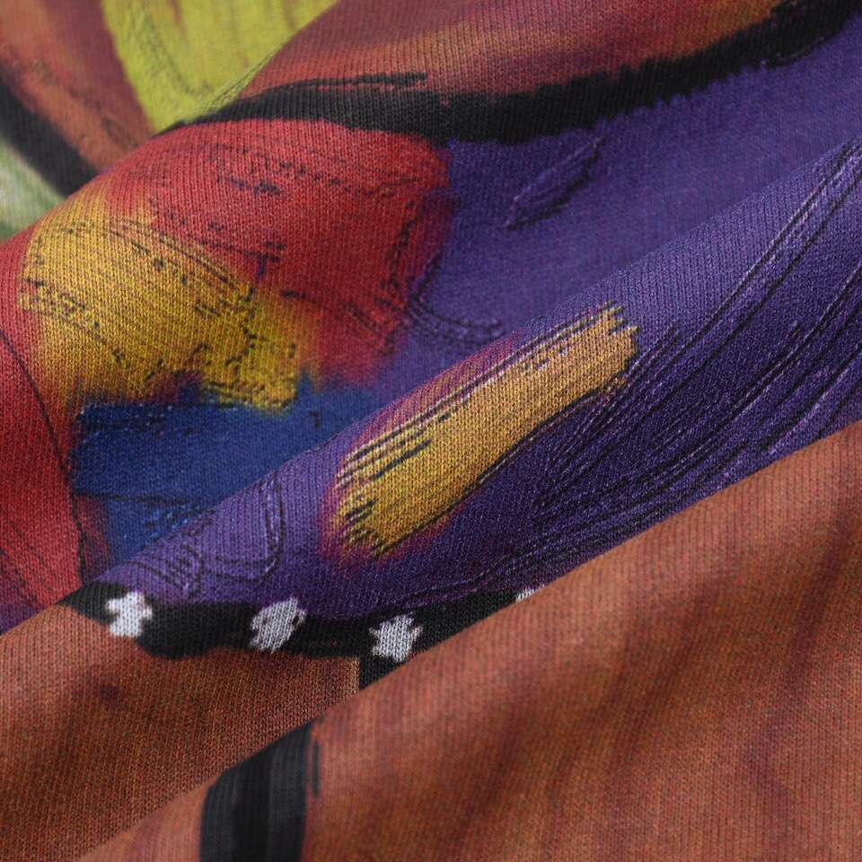 YESKICKS Louis Vuitton Color Clash Flower Print T-Shirt For Unisex Black And White - Image 4