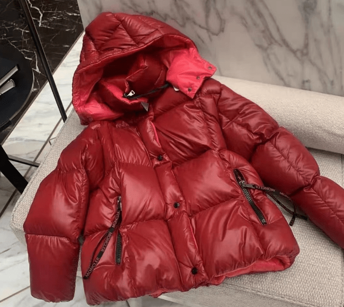 YESKICKS Moncler 23 FW Long Sleeve Solid Color Hooded Down Jacket For Women - Image 4