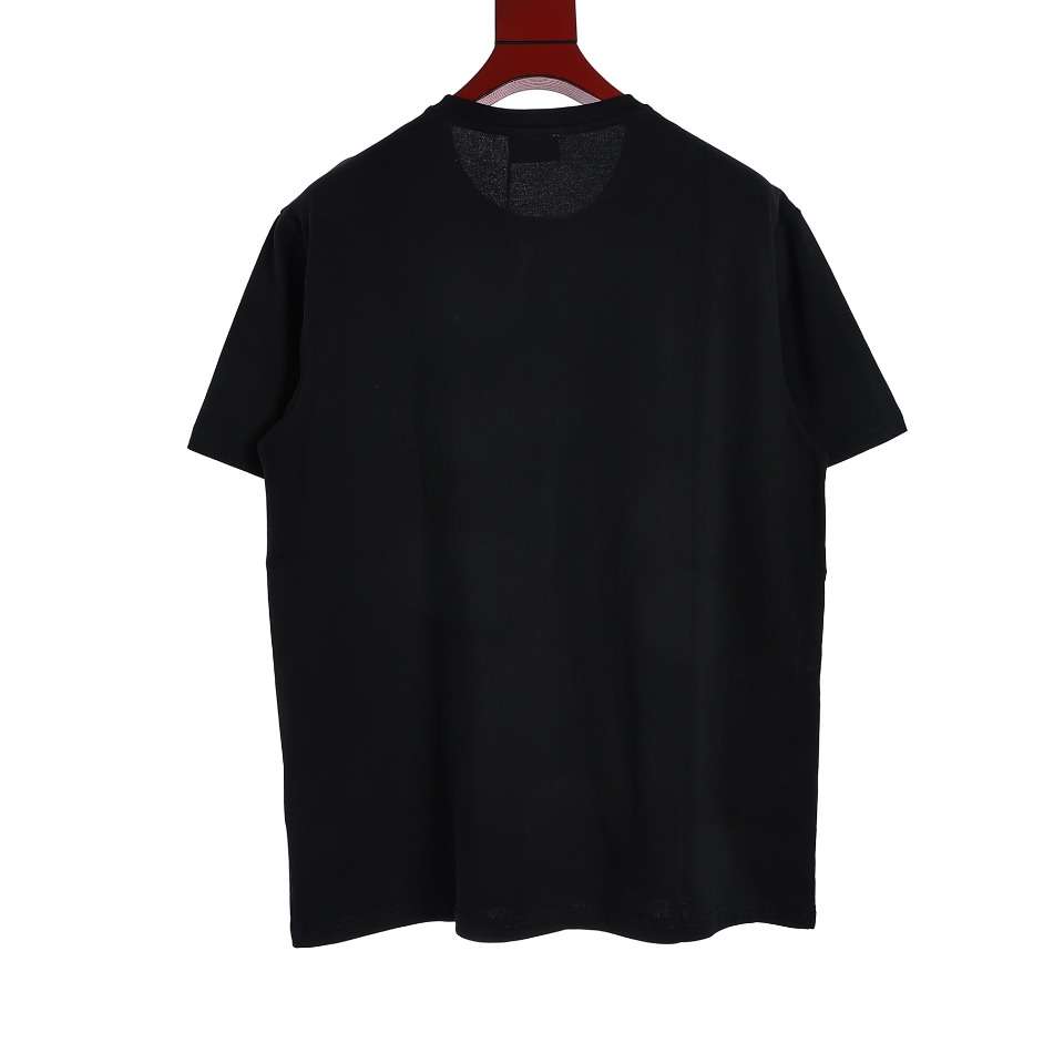 YESKICKS Fendi Dollar Patterns Print T-Shirt for Unisex Black And White - Image 5