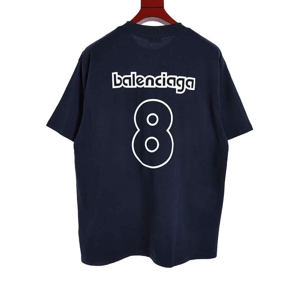 YESKICKS Balenciaga Classic Small Logo Short Sleeve T-Shirt for Unisex - Image 5