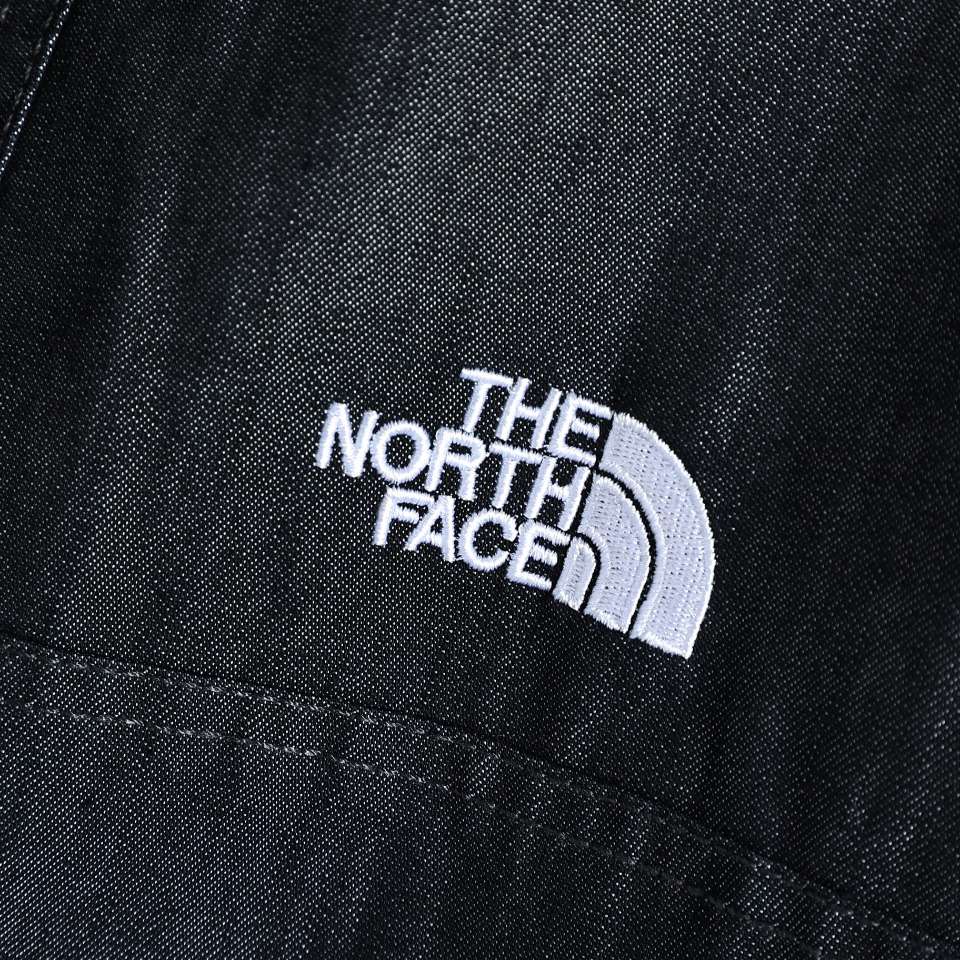 YESKICKS The North Face Denim Jacket Coat For Unisex Black And Denim Blue - Image 5