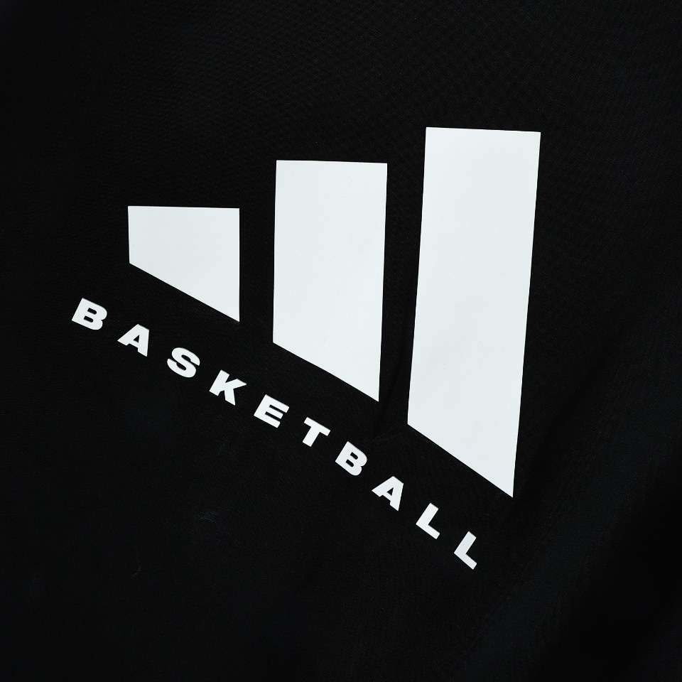 YESKICKS Adidas Monogrammed Crew Neck Tank Top For Unisex Black And White - Image 5