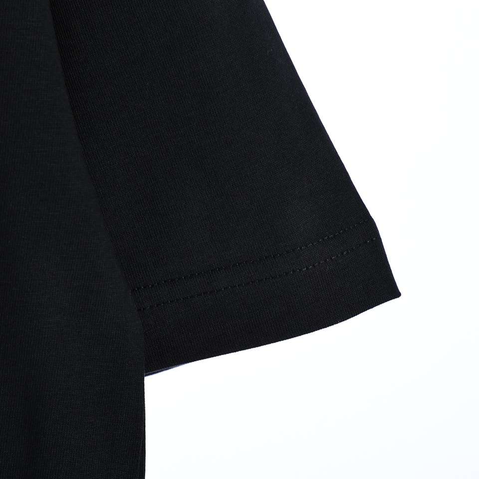 YESKICKS Louis Vuitton Foam Letter Print T-Shirt For Unisex Black And White - Image 5