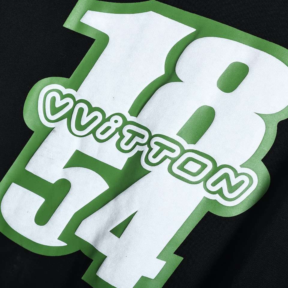 YESKICKS Louis Vuitton 1854 Series Flocked Foam Printed T-Shirt For Unisex - Image 5