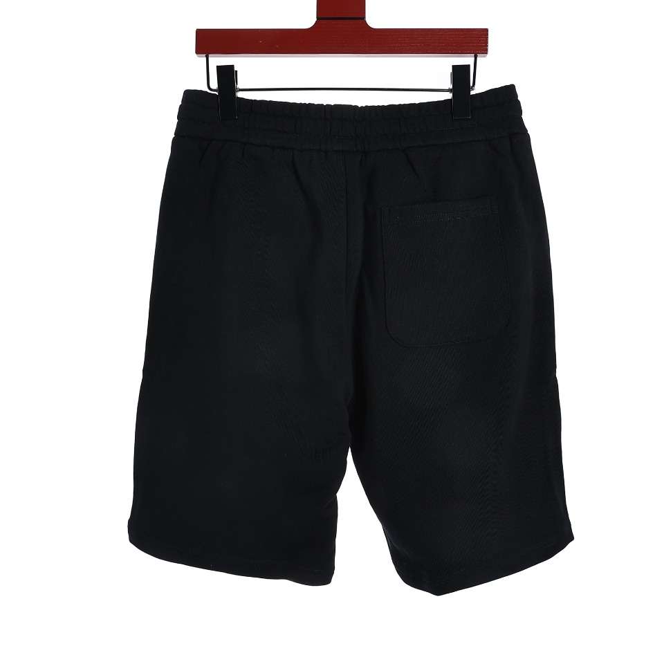 YESKICKS Givenchy Colorblocked Logo Embroidered Shorts Pants For Unisex Black And Apricot - Image 5