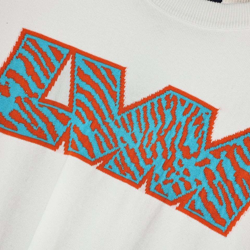 YESKICKS Louis Vuitton Zebra Print Knit Short Sleeve T-Shirt For Unisex - Image 5