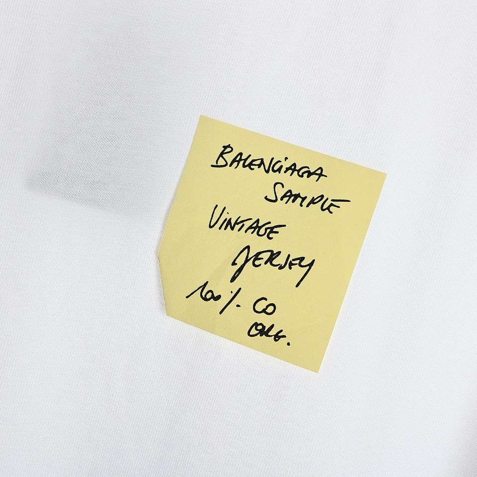 YESKICKS Balenciaga Removable Sticky Notes Short Sleeve T-Shirt For Unisex - Image 5