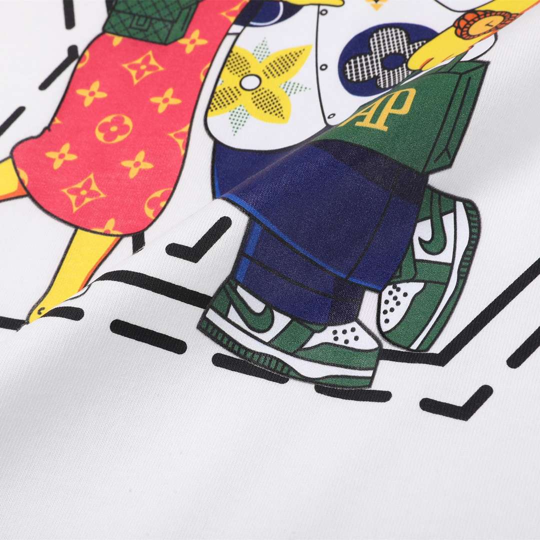 YESKICKS Louis Vuitton The Simpsons Print T-shirt for Unisex - Image 5