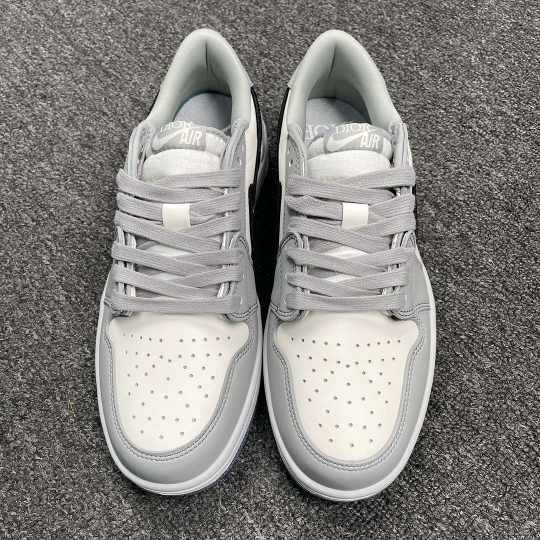 Air Jordan 1 Retro Low Top Dior CN8608 002 Replica Sneaker - Image 6
