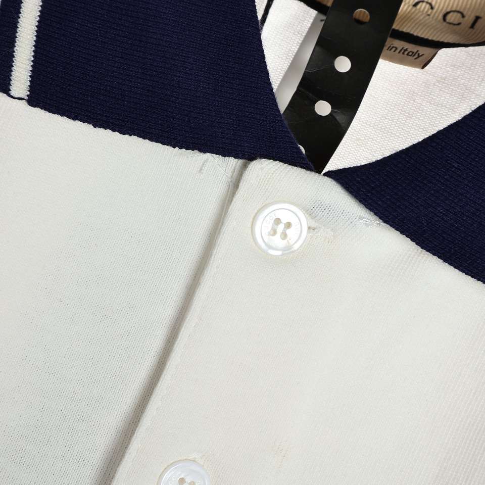 YESKICKS Gucci Color Blocked Polo Shirt for Unisex - Image 5
