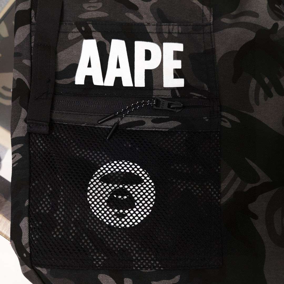 YESKICKS Bape Street Style Short Pant for Unisex Black And Camouflage - Image 5