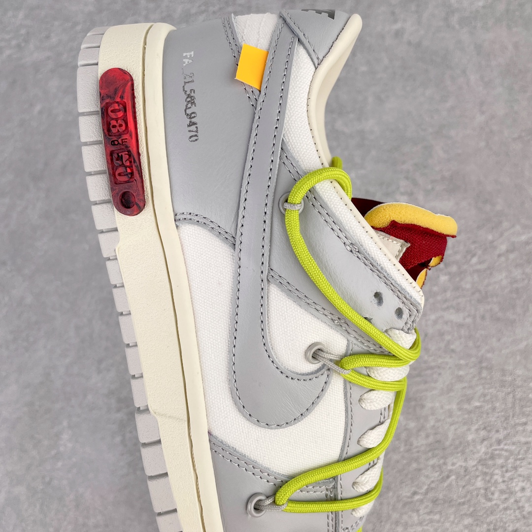 YESKICKS Off White x Dunk Low ‘Lot 08 of 50’Replica DM1602-106 - Image 7