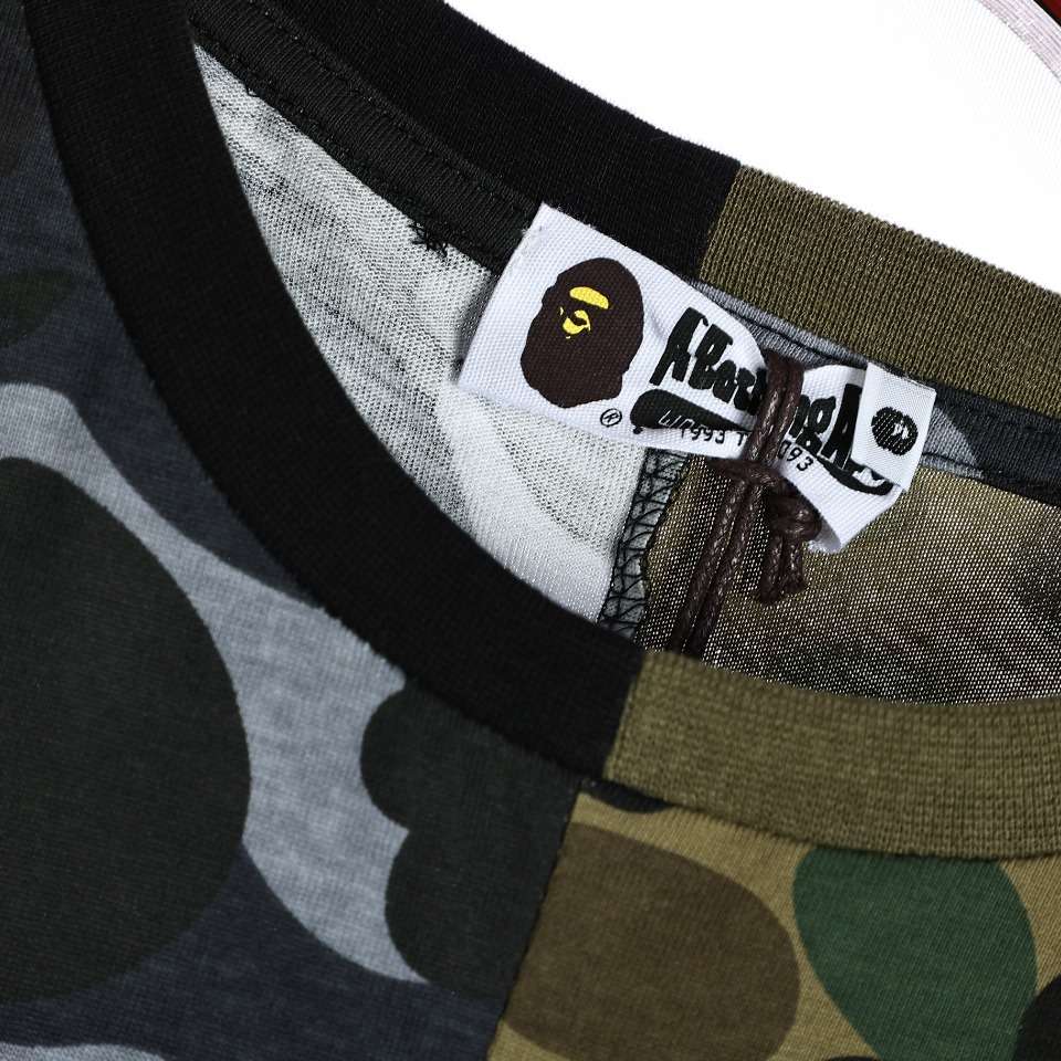 YESKICKS Bape Color Clash Cartoon Print T-Shirt for Unisex - Image 6