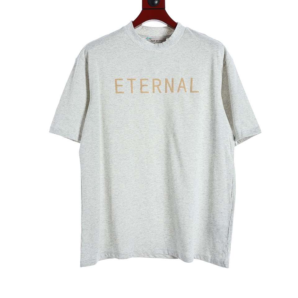 YESKICKS Fear Of God Logo Print Short Sleeve T-Shirt for Unisex - Image 6