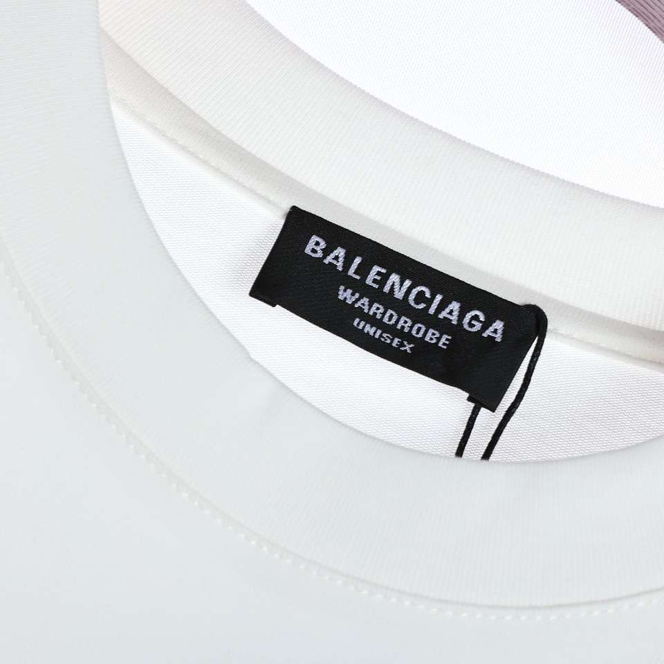 YESKICKS Balenciaga x Supreme Logo Print T-Shirt for Unisex - Image 6