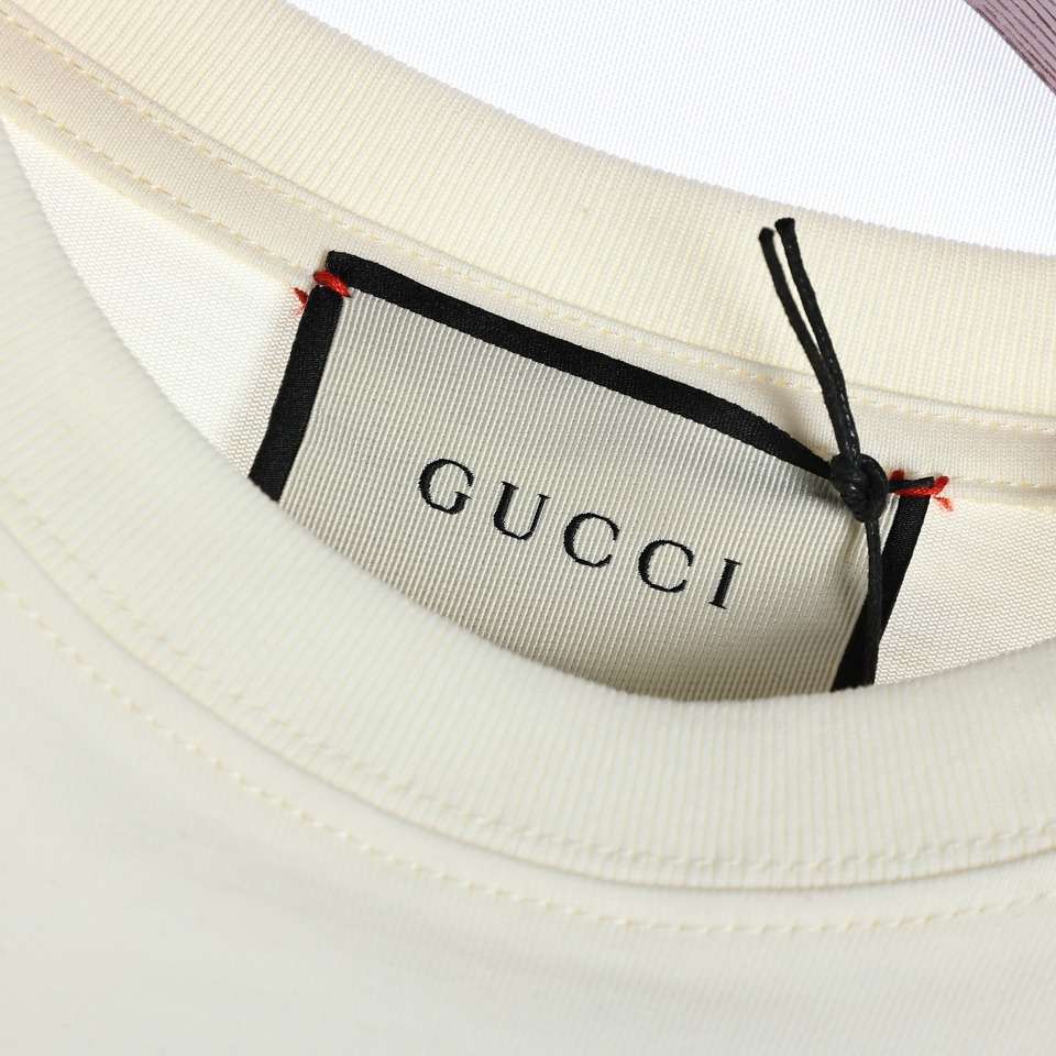 YESKICKS Gucci Logo Embroidery Print T-Shirt For Unisex - Image 6