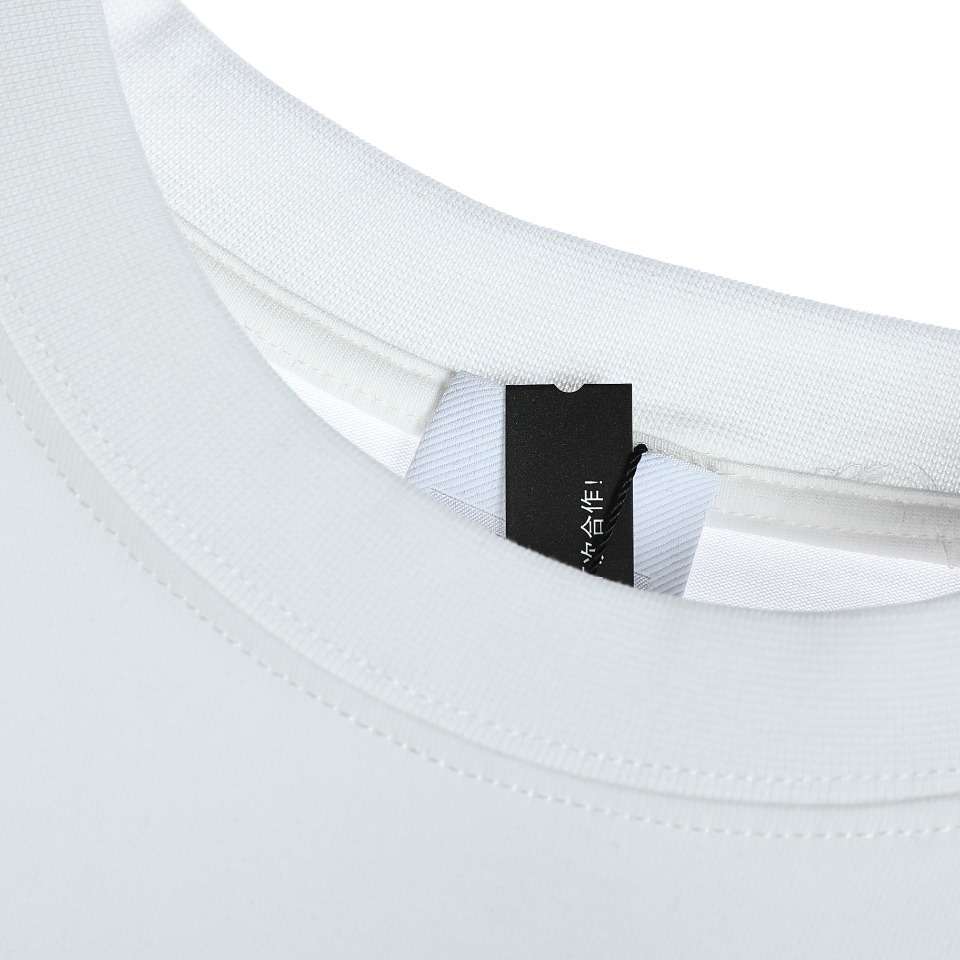 YESKICKS Burberry TB Graffiti Logo Print T-Shirt For Unisex Light Brown - Image 6