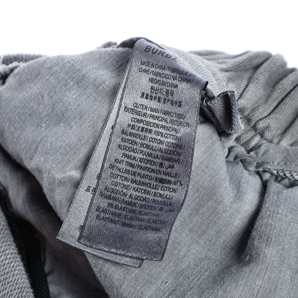 YESKICKS Burberry Dirty Hand Painted Alphabet Zipper Shorts For Men - Image 6