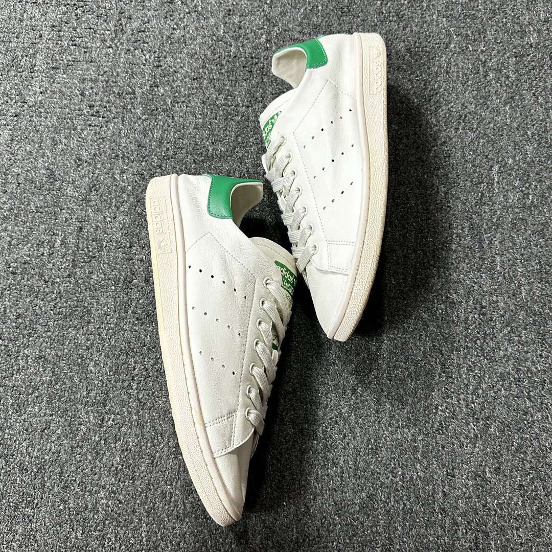 YESKICKS Balenciaga x Adidas Stan Smith Worn-Out White Green Replica Sneaker - Image 6