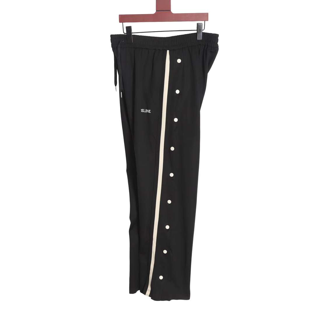 YESKICKS Celine Ribbon Ribbed Sweatpants For Unisex - Image 6