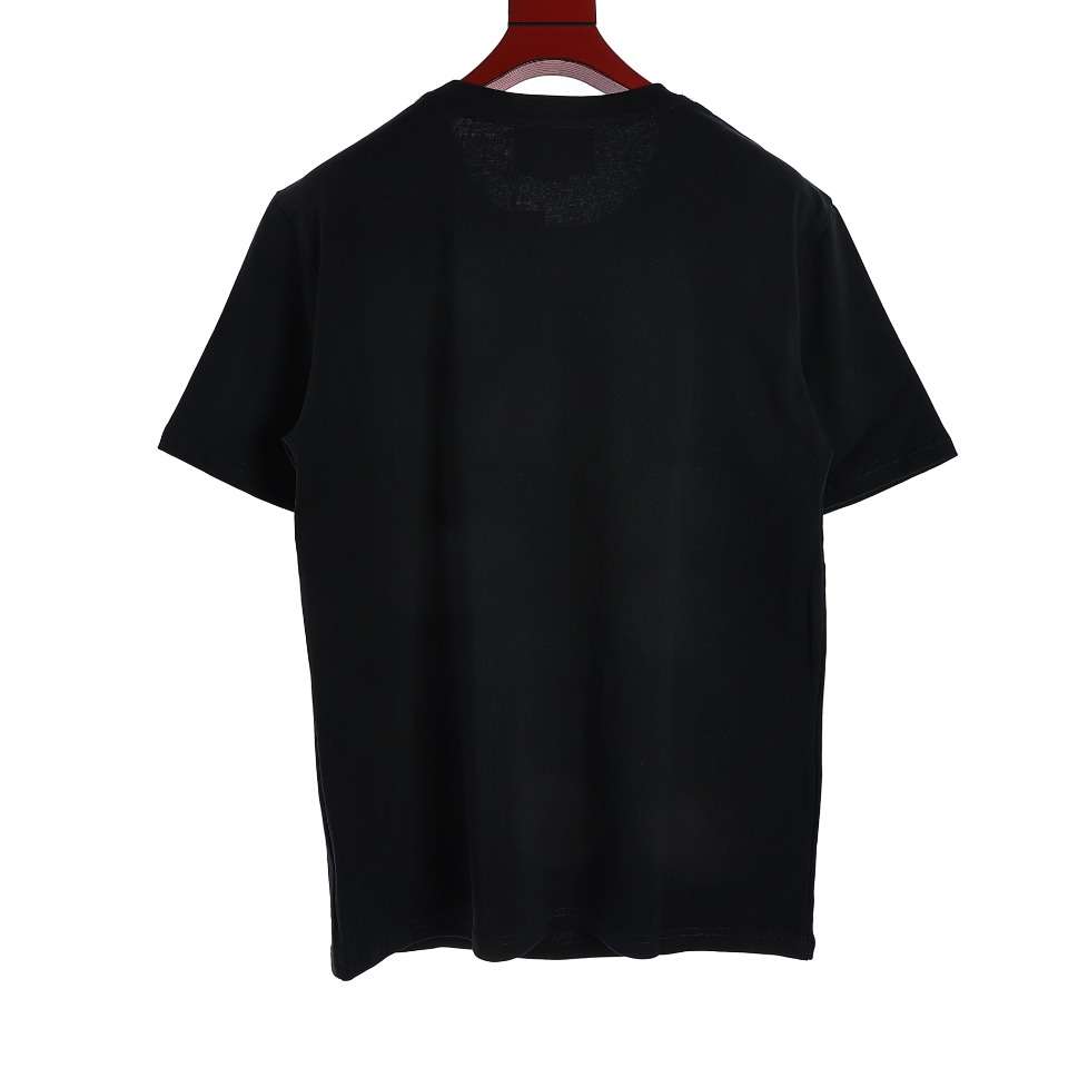 YESKICKS Gucci Pink Lady Rabbit Short Sleeve T-Shirt For Unisex Black And Apricot - Image 6