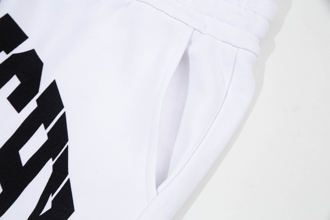 YESKICKS Givenchy Short Pants Casual Style Pants For Unisex Black And White - Image 6