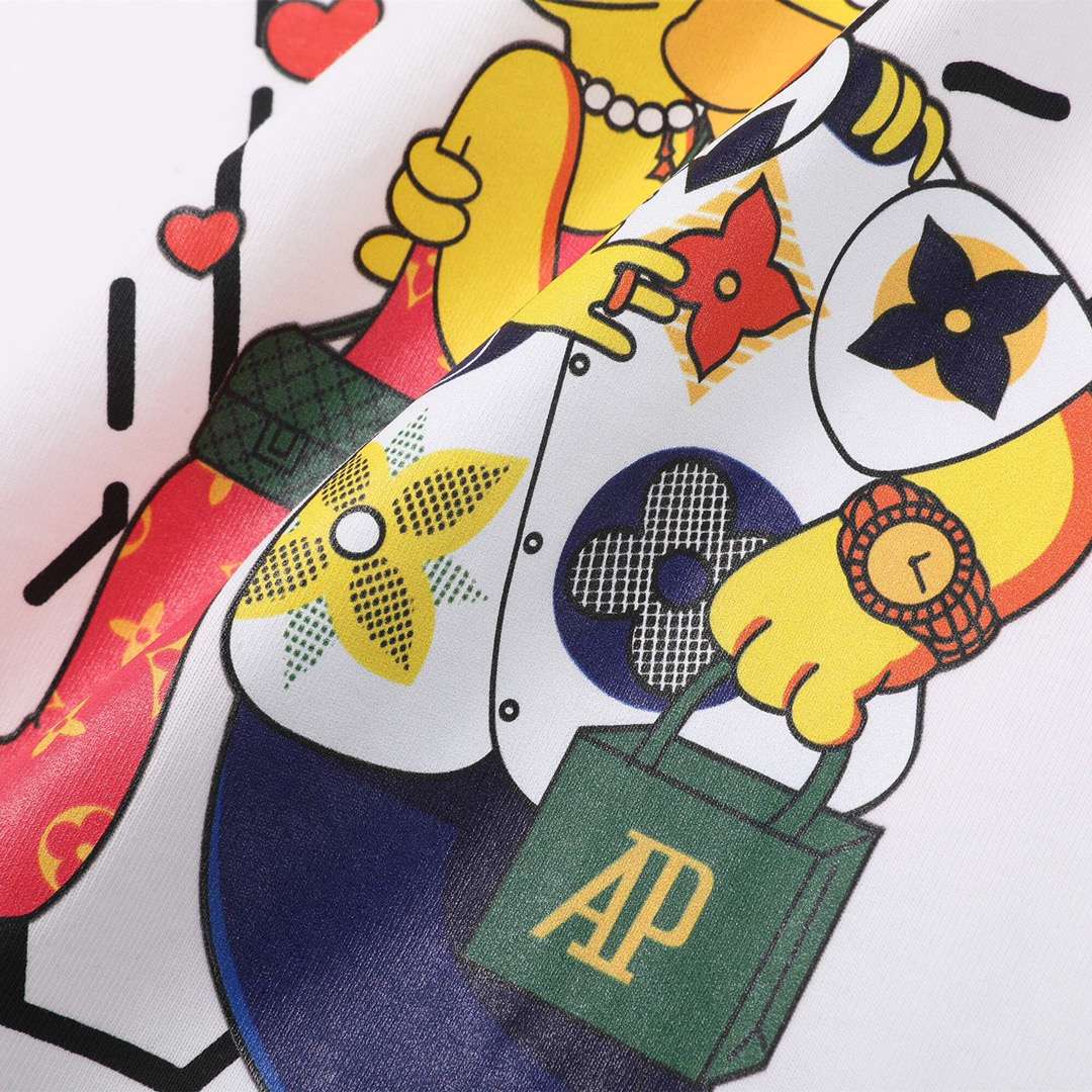 YESKICKS Louis Vuitton The Simpsons Print T-shirt for Unisex - Image 6