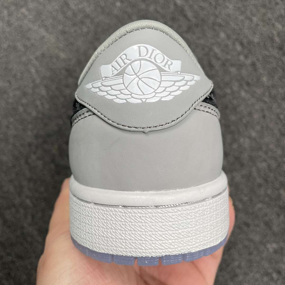 Air Jordan 1 Retro Low Top Dior CN8608 002 Replica Sneaker - Image 7