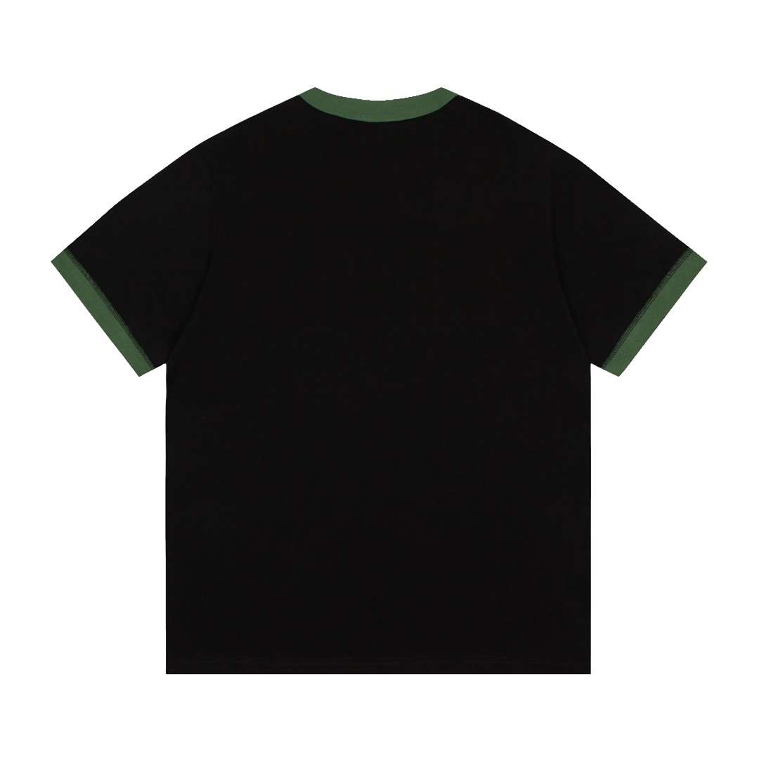 YESKICKS Gucci Color Clash Logo Print T-Shirt for Unisex Black And White - Image 6