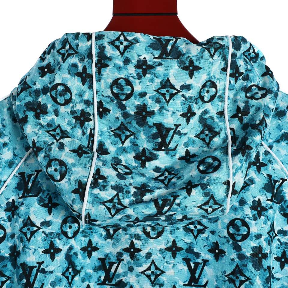 YESKICKS Louis Vuitton Monogram 23FW Long Sleeve Zip-up Hooded Jacket For Unisex - Image 6