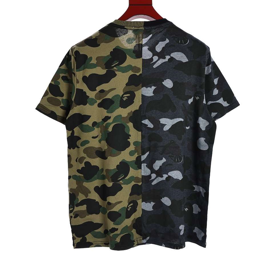 YESKICKS Bape Color Clash Cartoon Print T-Shirt for Unisex - Image 7