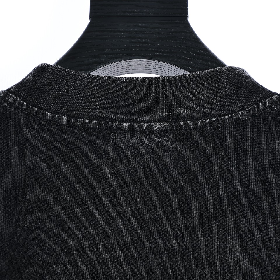 YESKICKS Balenciaga Duct Tape Altered Letter Washed Aged T-Shirt For Unisex - Image 7