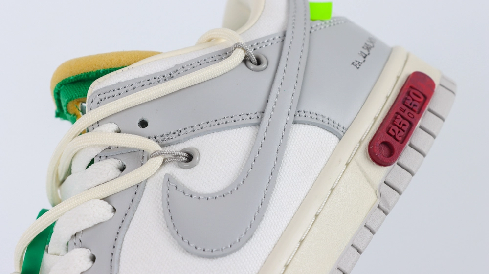 Off-White x Dunk Low ‘Lot 25 of 50’ Reps DM1602-121 - Image 6