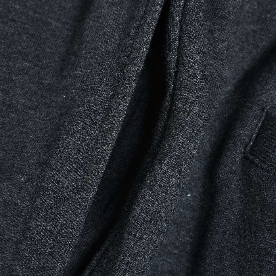 YESKICKS Dior Terry Cotton Casual Sweatpants For Unisex Deep Gray - Image 7